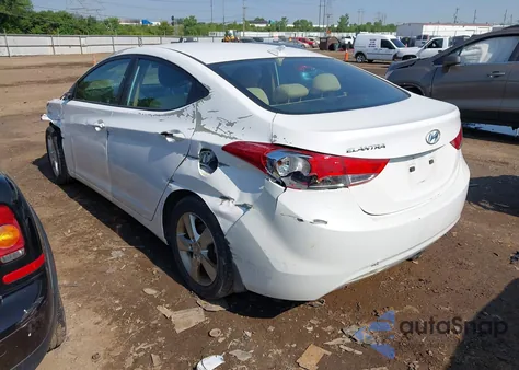 2013 Hyundai Elantra Gls из США, поврежденный, VIN 5NPDH4AE6DH377775